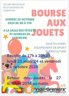 Photo de l'événement Bourses aux jouets des écoles