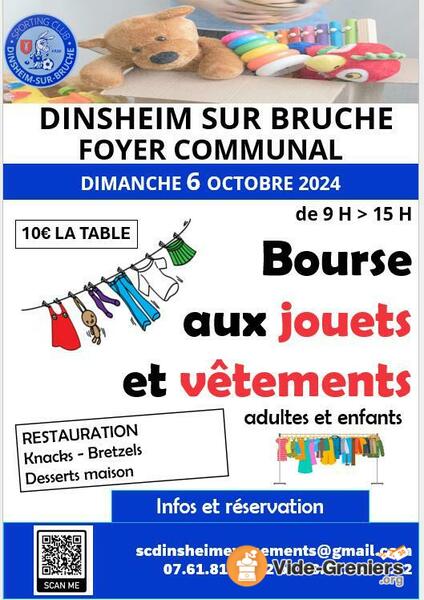 Bourses aux jouets et vêtements