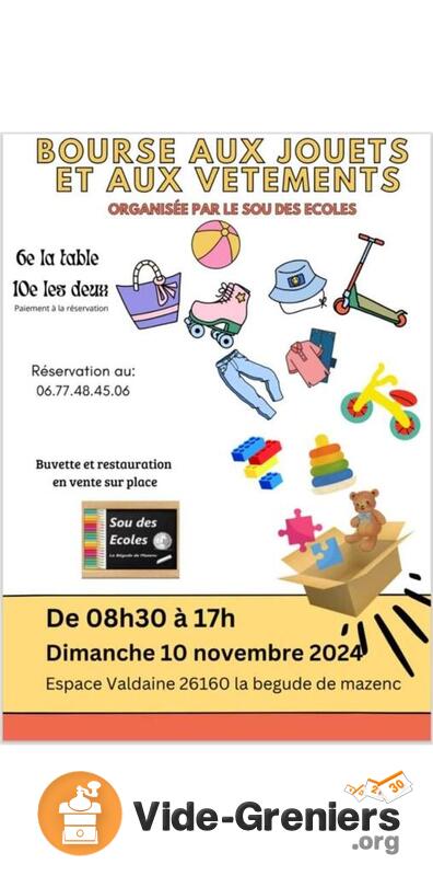 Bourses aux jouets et aux vêtements