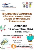 Braderie d'automne vêtements, jouets, matériel puériculture