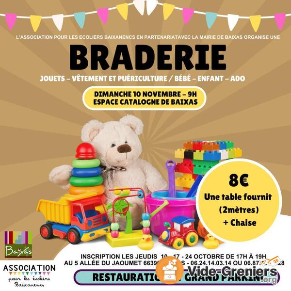 Braderie bébé - enfant - ado