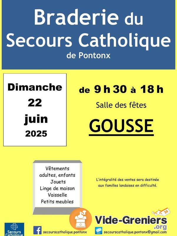 Braderie du Secours Catholique