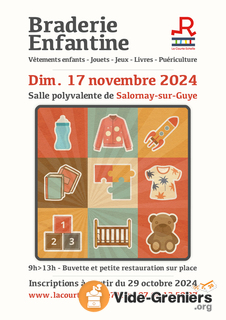 Photo de l'événement BRADERIE ENFANTINE 17 Novembre 2024 9H00 à 13H00