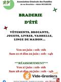 Photo Braderie d'été vêtements brocante à Mulhouse