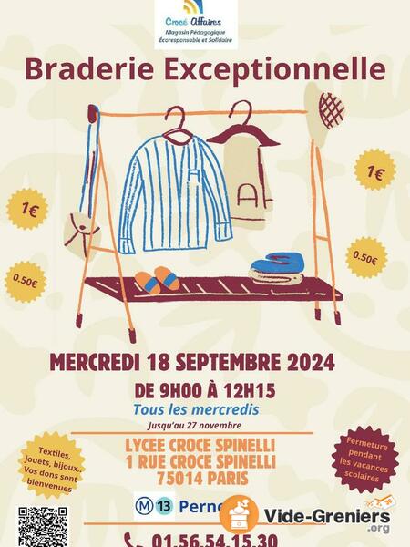 Braderie exceptionelle