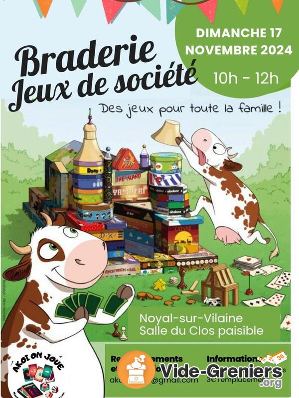 Braderie jeux de societe