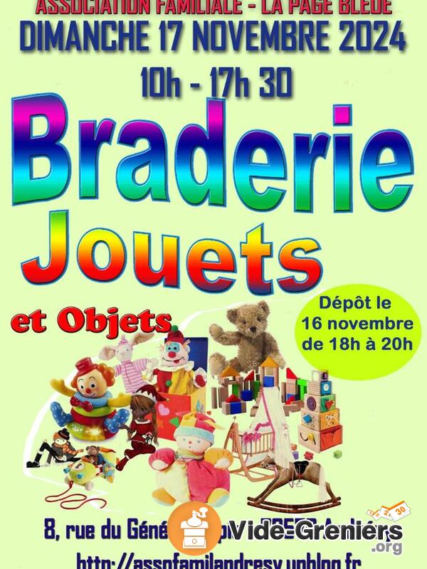 Braderie de jouets et d'objets