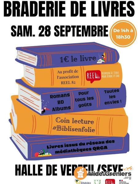 Braderie de livres du réseau des médiathèques