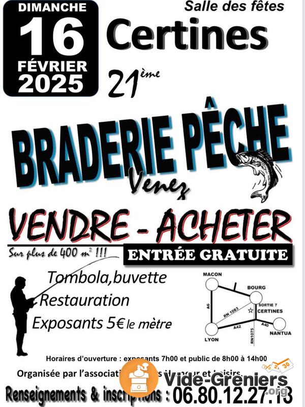 Braderie matériel de pêche