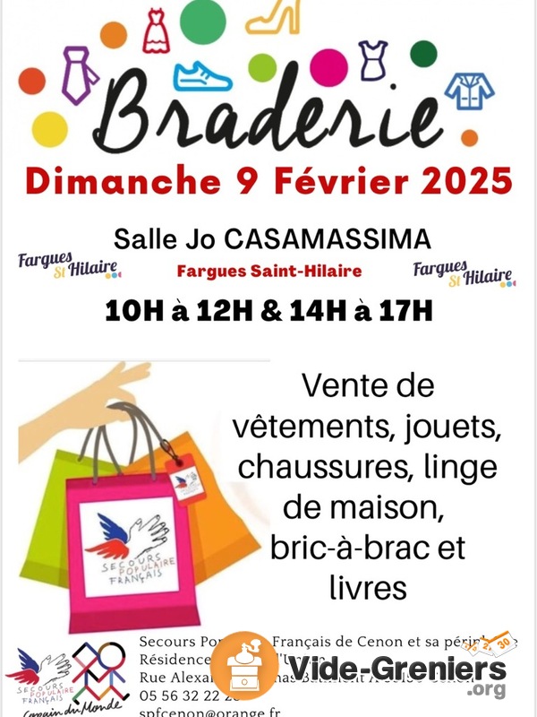 Braderie vêtements