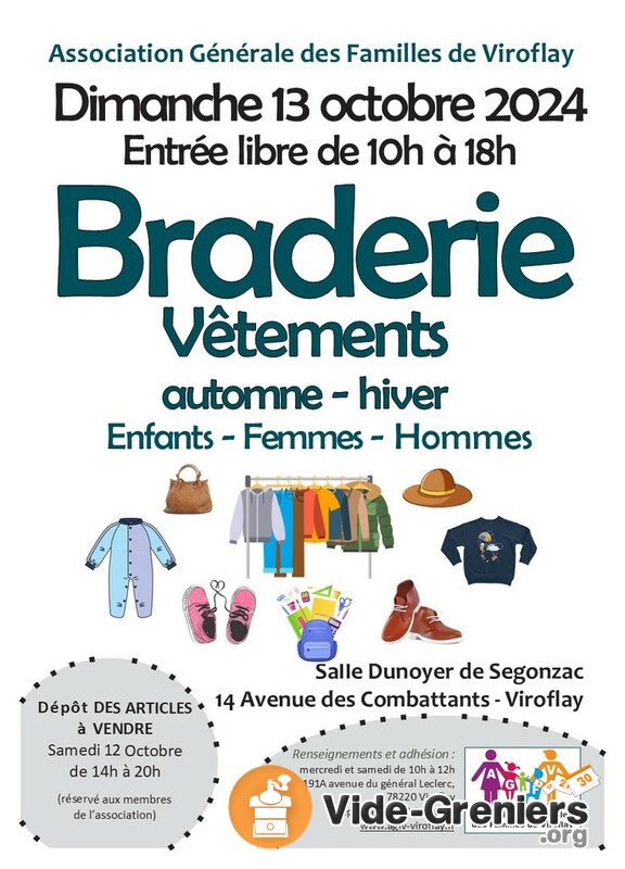 Braderie de vêtements AGFV