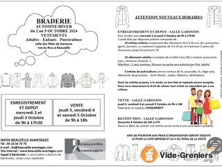 Photo de l'événement Braderie Vêtements et Puériculture d’hivers