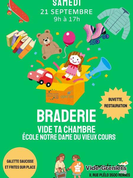 Braderie vide ta chambre