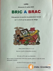 Photo de l'événement Bric à Brac Vide grenier et marché de producteurs locaux
