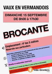 Photo de l'événement Brocante 15 Septembre Vaux en Vermandois