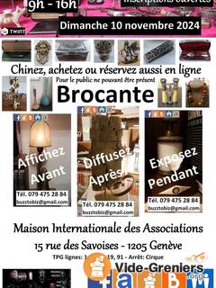 Brocante accessible aussi par le public non présent