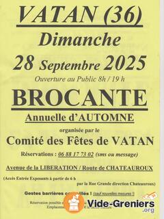 Photo de l'événement Brocante annuelle du comite des fetes de vatan