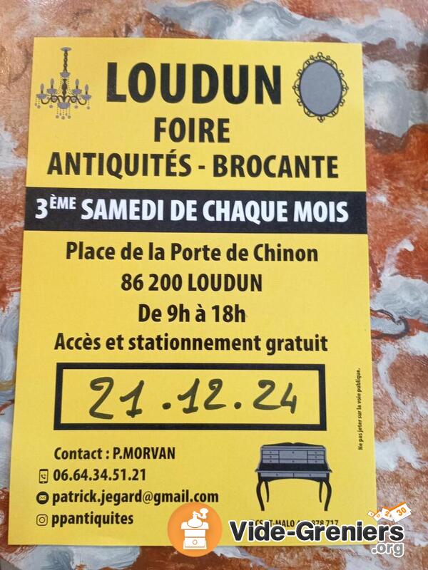 Brocante .foire de loudun