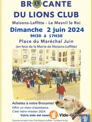 Photo de l'événement Brocante de Lions Club de Maisons-Laffitte - Le Mesnil-le-Ro
