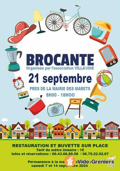 Brocante les marets (mairie)