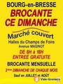 Photo Brocante mensuelle de l'association 'Brocenbresse' à Bourg-en-Bresse