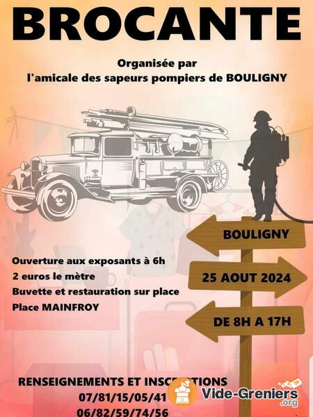 Brocante pompiers de bouligny