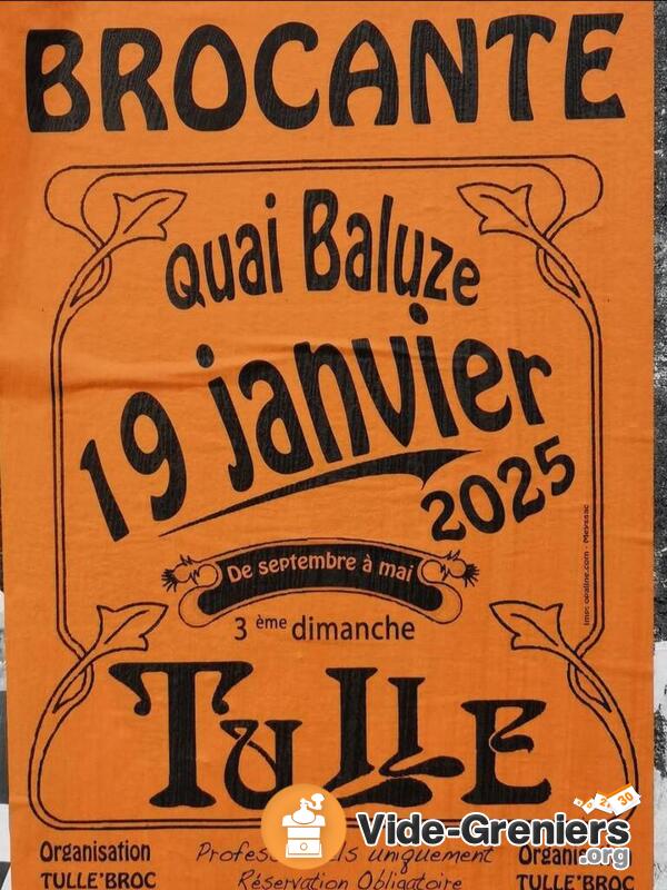 Brocante professionnelle mensuelle - Quai Baluze