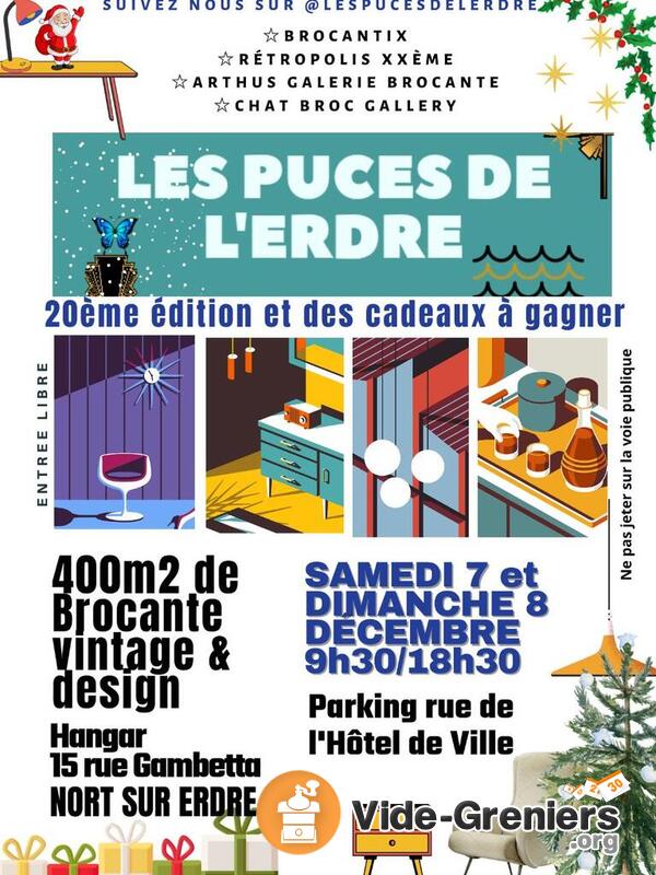 Brocante professionnelle Les Puces de l'Erdre 20ème édition