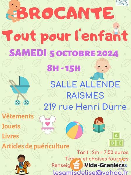 Brocante Tout pour l'enfant