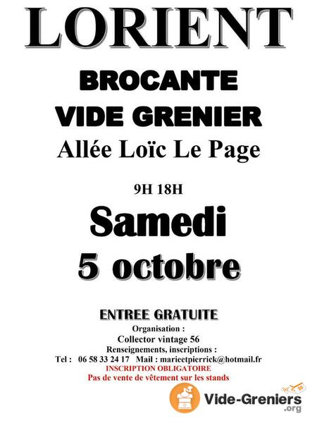 Brocante Vide grenier