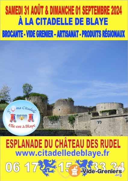 Brocante vide grenier à la citadelle de blaye