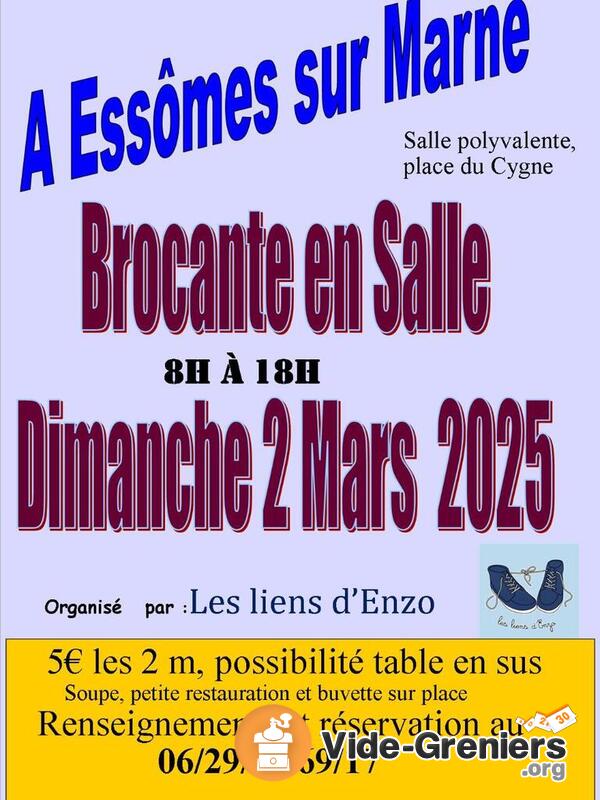 Brocante-vide grenier en salle