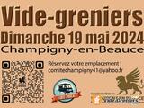 Photo brocante - vide-greniers le 19 mai 2024 à Champigny-en-Beauce
