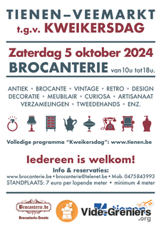 Photo de l'événement Brocanterie 'Kweikersdag' - Tienen