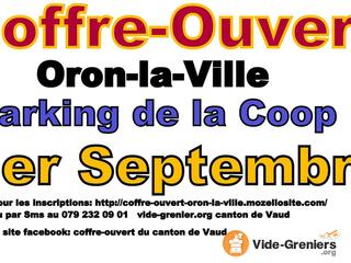 Photo de l'événement Coffre-Ouvert Parking Coop Oron-La-Ville