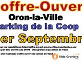 Photo Coffre-Ouvert Parking Coop Oron-La-Ville à Oron