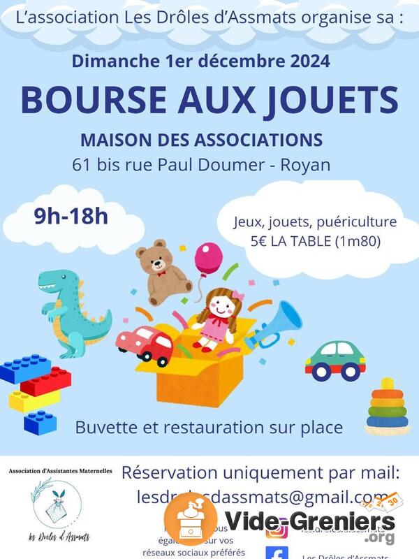 Les drôles d'assmats organise une bourse aux jouets