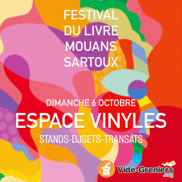 Espace vinyles au coeur du Festival du livre