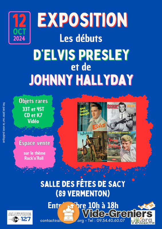 Exposition : les débuts d'Elvis Presley et Johnny Hallyday