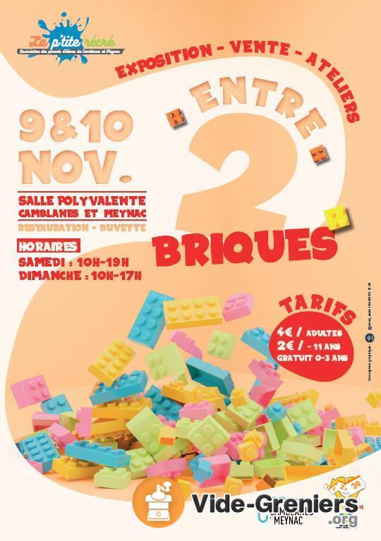 Exposition Vente LEGO 'ENTRE 2 BRIQUES'