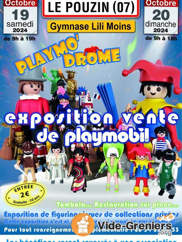 Exposition - vente Playmobil