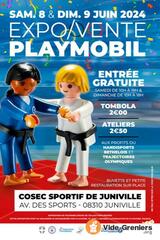 Exposition vente de Playmobil avec animation