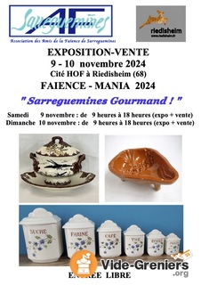 Photo de l'événement Faïence-Mania , expo-vente 'Sarreguemines gourmand'