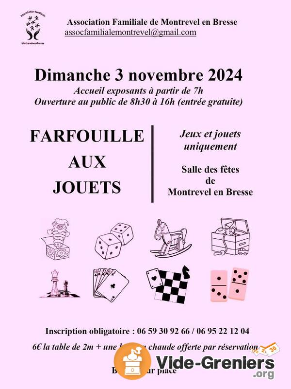 Farfouille aux jouets de l'Association Familiale