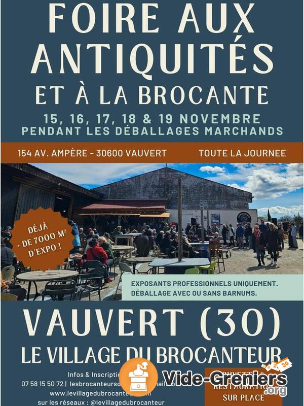 Foire aux antiquités et à la brocante