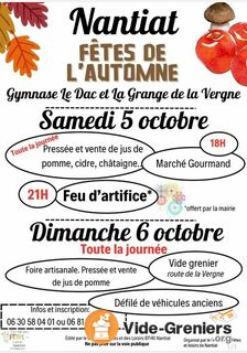 Photo de l'événement Foire d'automne et vide grenier