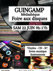 Foire aux disques - Médiathèque de Guingamp
