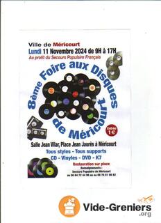 Photo de l'événement Foire aux Disques Vinyles 33 t 45 t Maxi