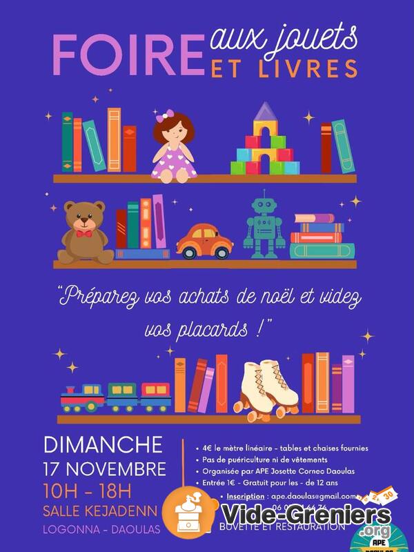 Foire aux jouets et livres