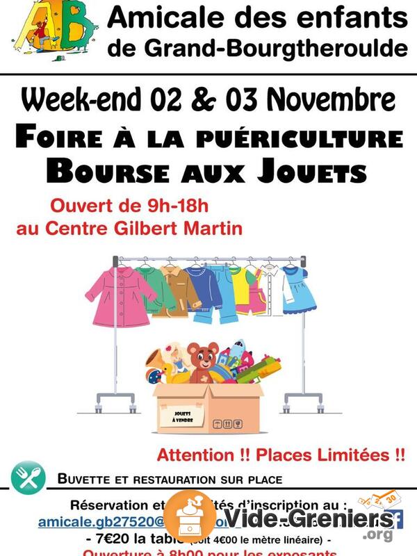 Foire à la Puériculture - Bourse aux jouets